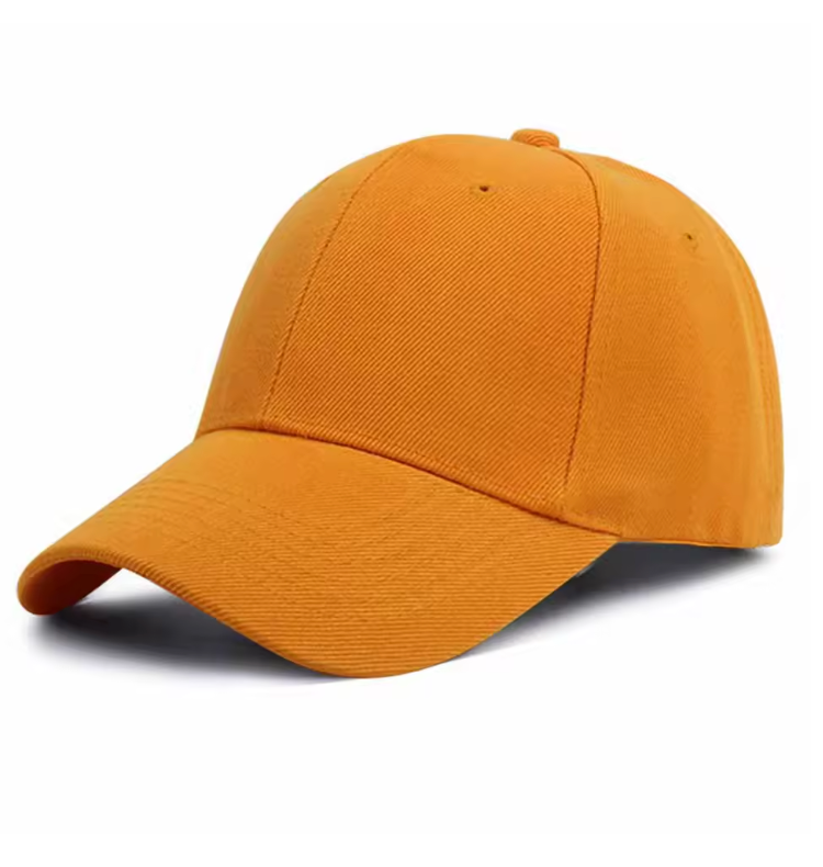 Solid Color Twill Plain Soft Top Acrylic Sports Cap Dad Hats Adjustable Blank Custom Unstructured Baseball